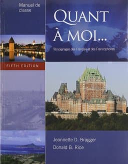 Bundle: Quant a Moi, 5th + Workbook with Lab Manual + Audio CD (Stand Alone) 9781133857181