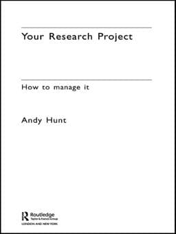 Your Research Project 9781134288151