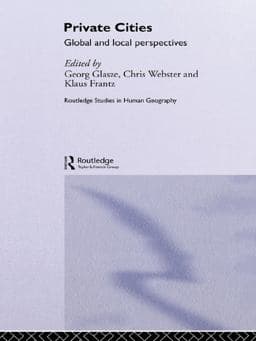 Private Cities 9781134294459