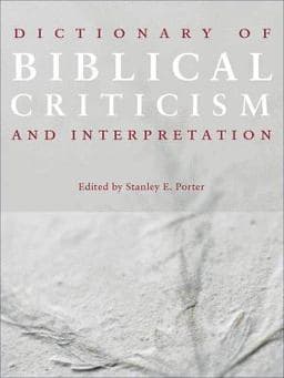 Dictionary of Biblical Criticism and Interpretation 9781134635566