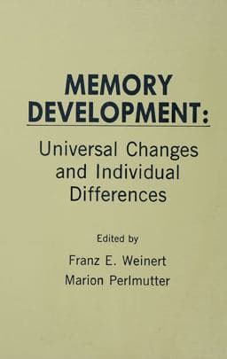 Memory Development 9781134738571