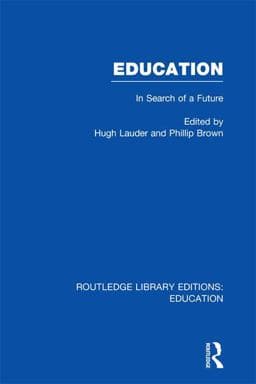 Education (RLE Edu l Sociology of Education) 9781136470066