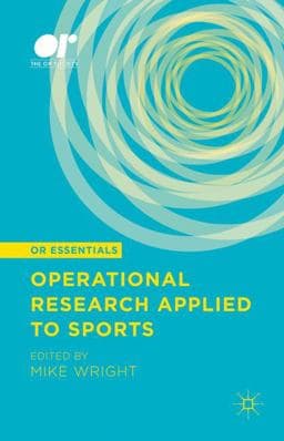Operational Research Applied to Sports 9781137534675