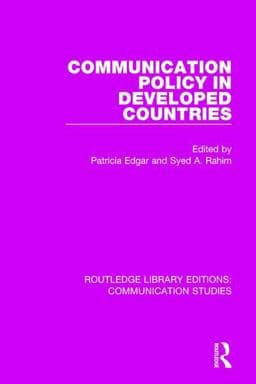Communication Policy in Developed Countries 9781138959460
