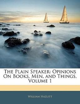 The Plain Speaker 9781142142834