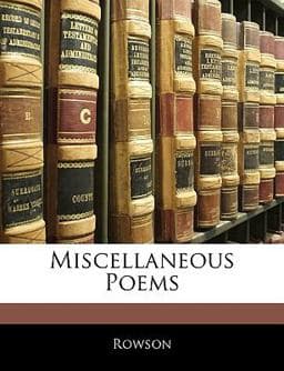 Miscellaneous Poems 9781145362338