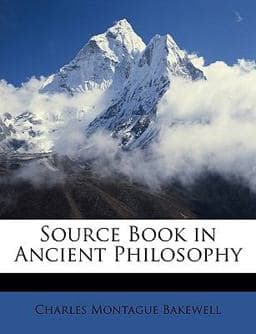 Source Book in Ancient Philosophy 9781146353106