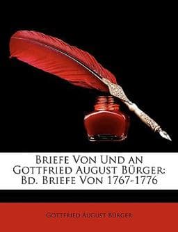 Briefe Von und an Gottfried August Bürger 9781148224145