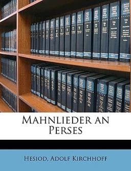 Mahnlieder an Perses (German Edition) 9781148671963