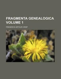 Fragmenta Genealogica 9781152545199