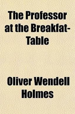 The Professor at the Breakfat-Table 9781152583412