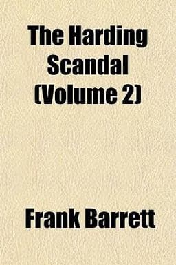 The Harding Scandal 9781152930391
