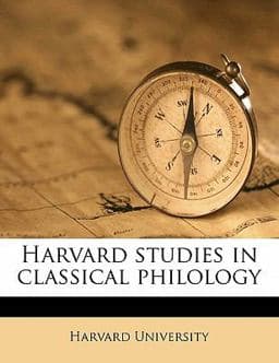 Harvard Studies in Classical Philology 9781176670310