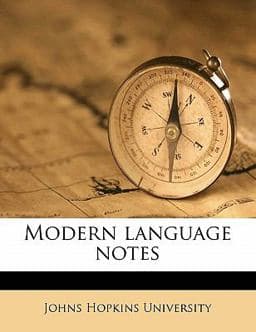 Modern Language Notes 9781176848375