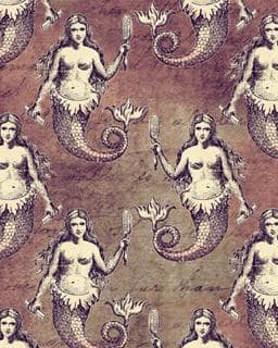 Mermaid Nostalgia Composition Notebook - Large Ruled Notebook - 8x10 Lined Notebook (Softcover Journal / Notebook / Diary) 9781222230512