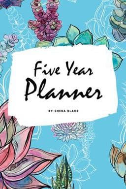 5 Year Planner - 2020-2024 (6x9 Softcover Monthly Planner) 9781222283679
