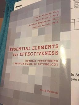 Essential Elements for Effectiveness 9781256675112