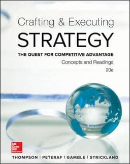 Crafting and Executing Strategy: Concepts and Readings 9781259297076