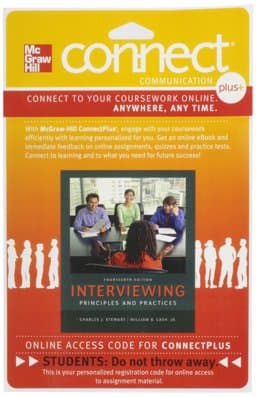 Connect Plus Communication Access Card for Interviewing 9781259325069