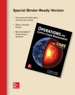 Loose Leaf for Operations and Supply Chain Management: the Core 9781259671005