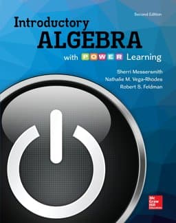 Loose Leaf for Introductory Algebra with P. O. W. E. R. Learning 9781260277531