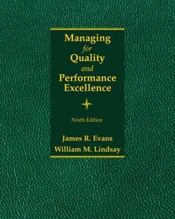 Managing for Quality and Performance Excellence 9781285069463
