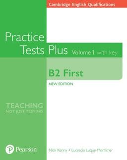 Cambridge English Qualifications: B2 First Practice Tests Plus Volume 1 with Key 9781292208756