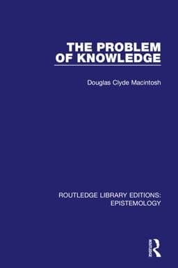 The Problem of Knowledge 9781317440345