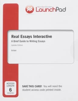 LaunchPad for Real Essays Interactive (Six Month Access) 9781319011260