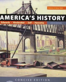 America's History: Concise Edition, Volume 2 9781319060596