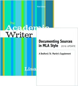 Academic Writer 3e and Documenting Sources in MLA Style: 2016 Update 9781319084417