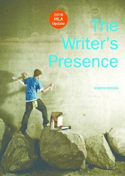 The Writer's Presence with 2016 MLA Update 9781319090081