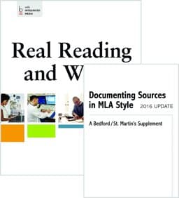 Real Reading and Writing and Documenting Sources in MLA Style: 2016 Update 9781319094744
