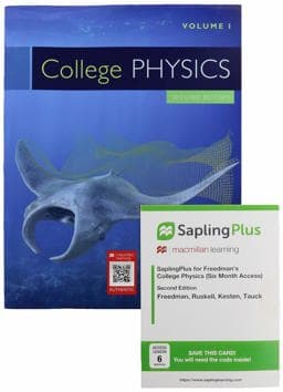 College Physics 2e Volume 1 and SaplingPlus for Freedman's College Physics (Six Month Access) 2e 9781319195830