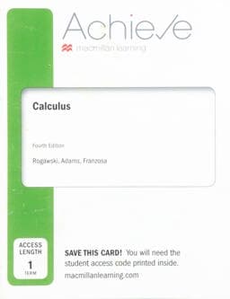 Achieve for Calculus (1-Term Access) 9781319221195
