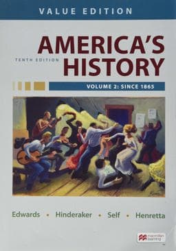 America's History, Value Edition, Volume 2 9781319277451
