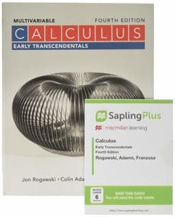 Calculus: Early Transcendentals Multivariable 4e and SaplingPlus for Calculus Early Transcendentals 4e (Single Term Access) 9781319311094