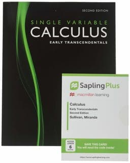Calculus: Early Transcendentals, Single Variable and SaplingPlus for Calculus (Single Term Access) 9781319312466