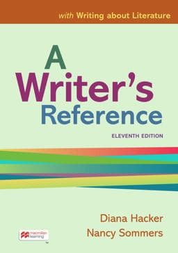 A Writer's Reference with Writing about Literature 9781319562601