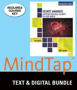 Bundle: Security Awareness: Applying Practical Security in Your World, 5th + LMS Integrated for MindTap Information Security, 1 Term (6 Months) Printed Access Card 9781337192002