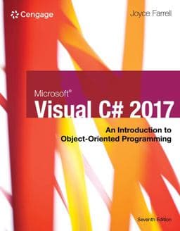 Microsoft Visual C# 2017: an Introduction to Object-Oriented Programming, Loose-Leaf Version 9781337685771