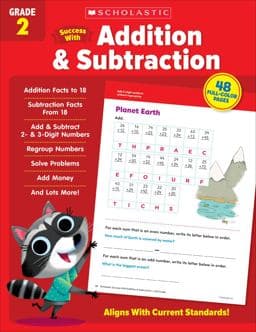 Scholastic Success with Addition and Subtraction Grade 2 Workbook 9781338798296