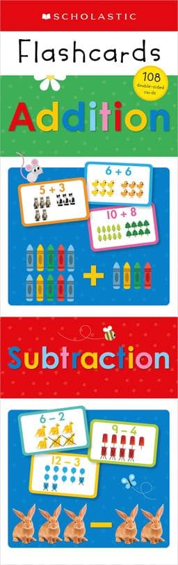 Addition and Subtraction Flashcard Double Pack: Scholastic Early Learners (Flashcards) 9781338894424