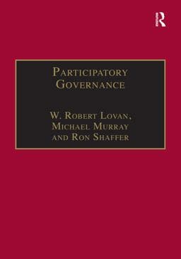 Participatory Governance 9781351912730