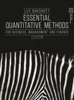 Essential Quantitative Methods 9781352005691