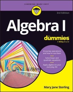 Algebra I for Dummies, 3rd Edition 9781394428274