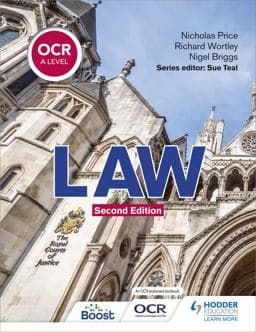 OCR A Level Law Second Edition 9781398326477