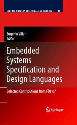 Embedded Systems Specification and Design Languages 9781402082979