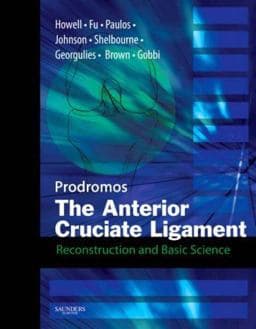 The Anterior Cruciate Ligament: Reconstruction and Basic Science 9781416038344