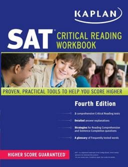 Kaplan SAT Critical Reading Workbook 9781419550690